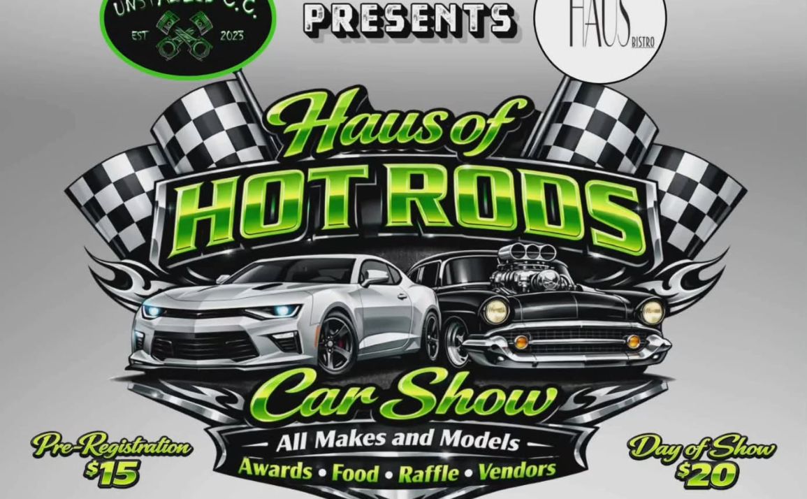 Haus of Hot Rods Car Show partial flyer June 2026